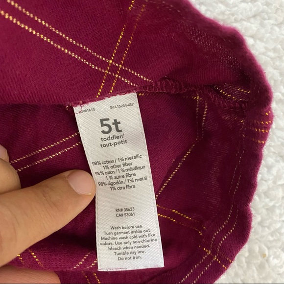 🥰5/$20🥰GUC Girl’s Lot Size 5, Carter’s Top, Tangerine Skirt in Black - Picture 4 of 8